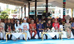 Bupati Heriyus Hadiri Upacara Hari Jadi Ke-69 Provinsi Kalimantan Tengah