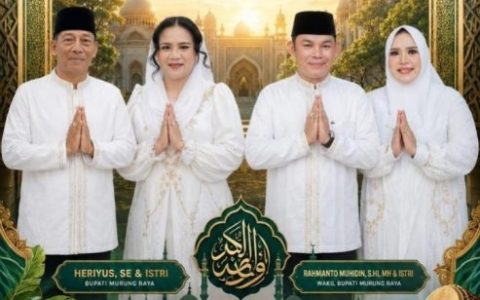 Bupati dan Wakil Bupati Murung Raya Ucapkan Selamat Hari Raya Iduladha 1447 H