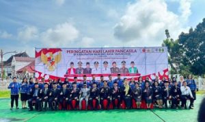Wakil Bupati Murung Raya Pimpin Upacara Hari Lahir Pancasila