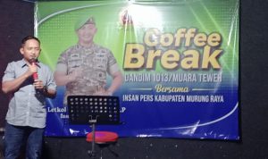 Dandim 1013/Muara Teweh Perkuat Sinergi dengan Insan Pers Murung Raya