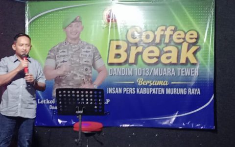 Dandim 1013/Muara Teweh Perkuat Sinergi dengan Insan Pers Murung Raya