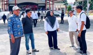 Dina Maulidah Tinjau Kesiapan Lokasi MTQ KORPRI VIII Tingkat Provinsi Kalteng di Puruk Cahu
