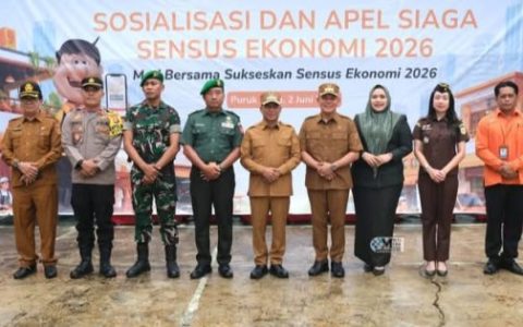 Pimpin Apel Siaga Sensus Ekonomi 2026, Bupati Heriyus Tekankan Pentingnya Kolaborasi