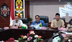 Bupati Heriyus Pimpin Rapat Pemantapan Pelaksanaan MTQ KORPRI VIII Tingkat Provinsi Kalteng