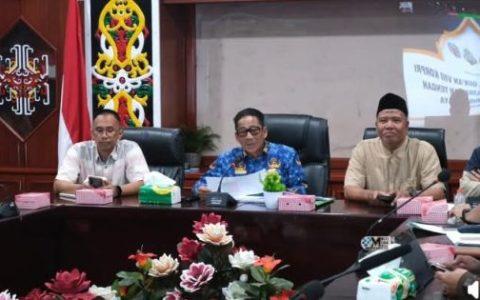 Bupati Heriyus Pimpin Rapat Pemantapan Pelaksanaan MTQ KORPRI VIII Tingkat Provinsi Kalteng