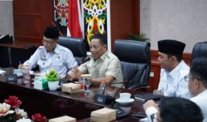 Bupati Heriyus Pimpin Rapat Finalisasi Persiapan MTQ KORPRI VIII Kalteng di Murung Raya