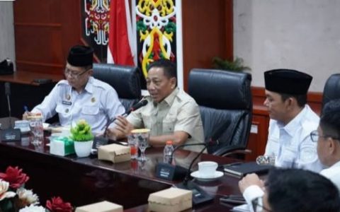 Bupati Heriyus Pimpin Rapat Finalisasi Persiapan MTQ KORPRI VIII Kalteng di Murung Raya