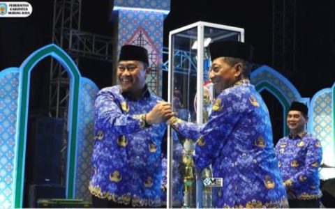 Pembukaan MTQ VIII KORPRI Tingkat Provinsi Kalteng Berlangsung Meriah di Puruk Cahu