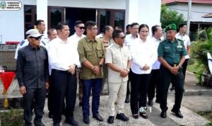 Bupati Heriyus Sambut Wakil Gubernur Kalteng