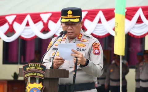 Naik Pangkat, Personel Polres Bartim Siap Tingkatkan Pengabdian