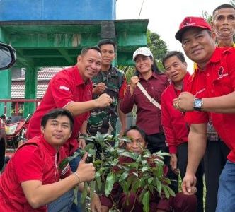 Bebie Pimpin Aksi Tanam Pohon dan Bersih Desa di Konut, Wujudkan Semangat Gotong Royong dan Pelestarian Lingkungan