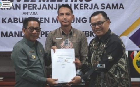 Pemkab Murung Raya Gandeng Bank Mandiri Permudah Pembayaran Pajak dan Retribusi Daerah