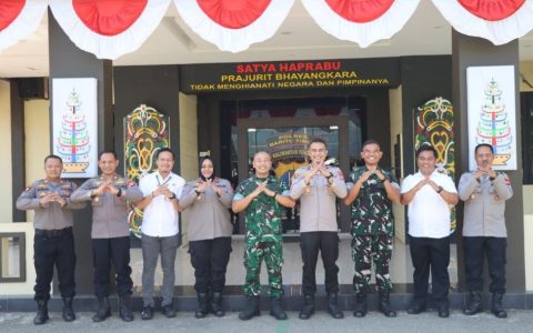 Perkuat Sinergi, Danyonif dan Danbrigif Sambangi Polres Bartim
