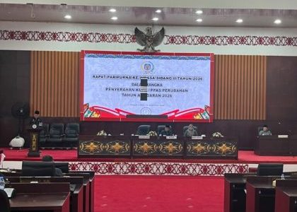 DPRD Murung Raya Gelar Paripurna KUA-PPAS Perubahan APBD 2026