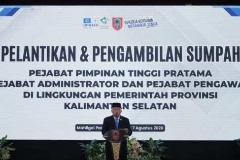 Penempatan Pejabat Kalsel Kini Mengacu Kinerja dan Potensi