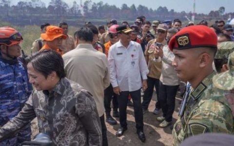 Menko Polkam Tinjau Karhutla, Supian HK Dukung Penanganan