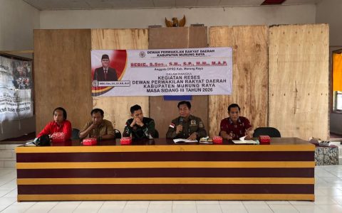 Bebie Serap Aspirasi Warga Kecamatan Tanah Siang melalui Reses Masa Sidang III