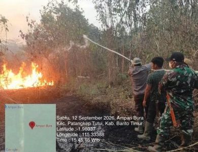 Respons Cepat Posko Karhutla Patangkep Tutui Cegah Api Meluas di Lalap